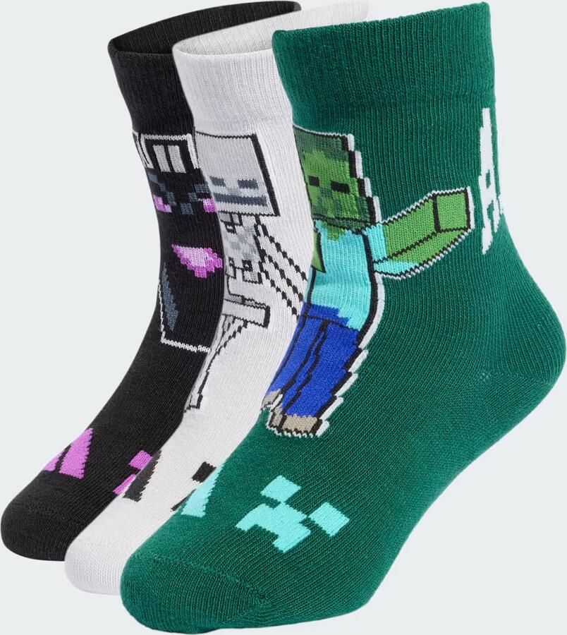 Adidas MINECRAFT SOKKEN KIDS 3 PAAR
