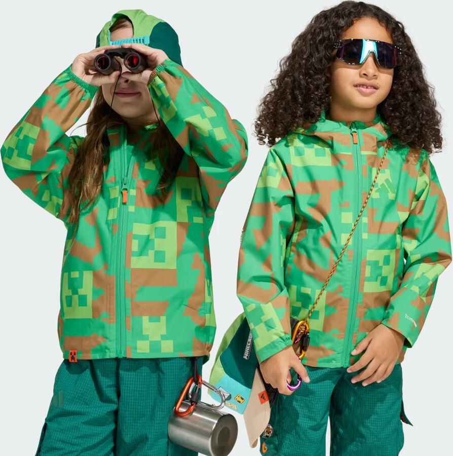 Adidas Minecraft Terrex 2 Layer Climaproof Regenjack