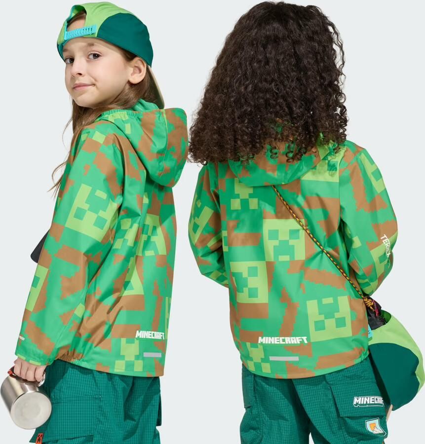 Adidas Minecraft Terrex 2 Layer Climaproof Regenjack - Foto 2