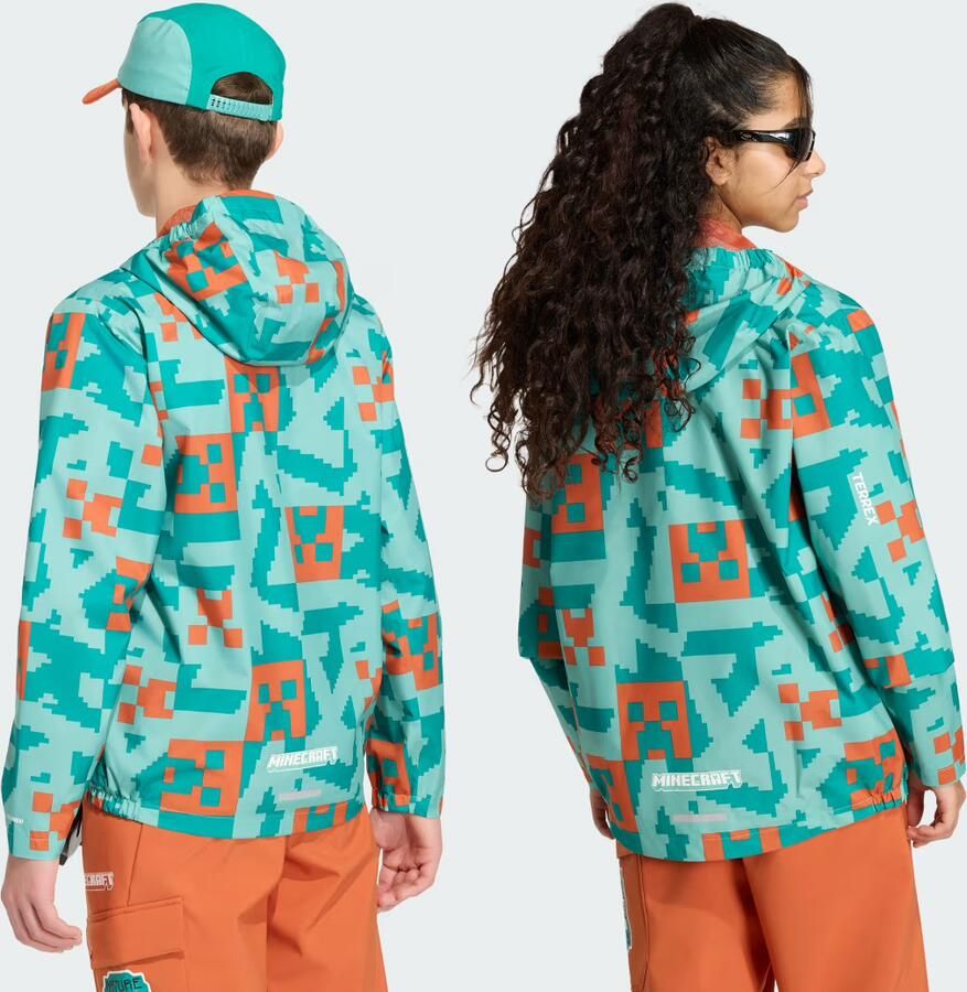 Adidas Minecraft Terrex 2 Layer CLIMAPROOF Regenjack - Foto 2