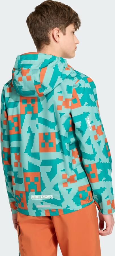 Adidas Minecraft Terrex 2 Layer CLIMAPROOF Regenjack - Foto 6