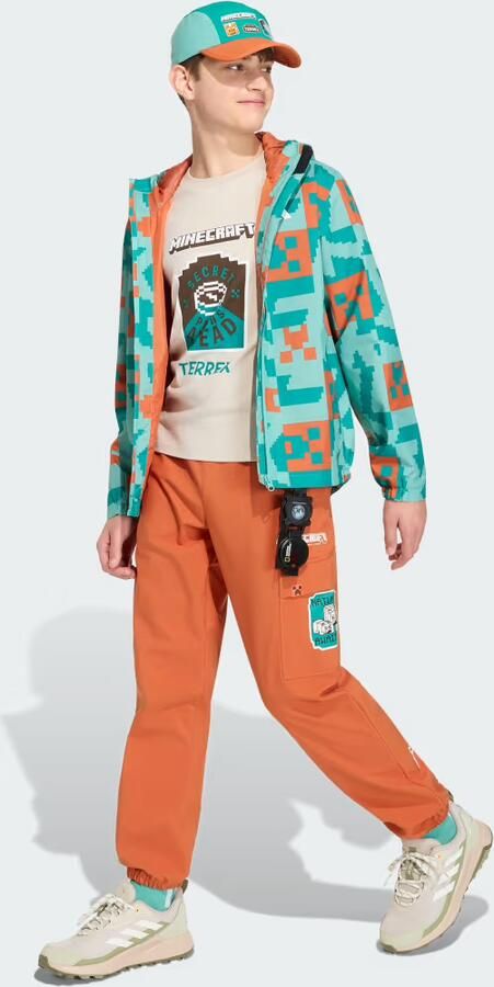 Adidas Minecraft Terrex 2 Layer CLIMAPROOF Regenjack - Foto 4