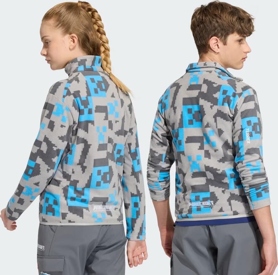 Adidas Minecraft Terrex CLIMAWARM Fleece Jack met Lange Ritssluiting - Foto 2
