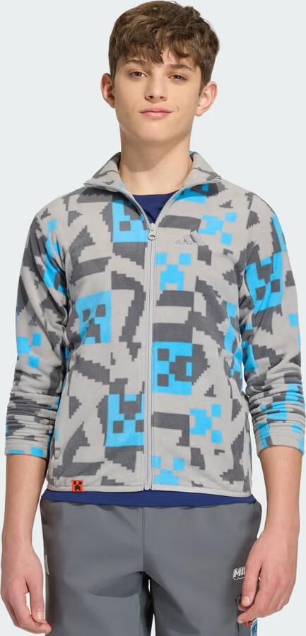 Adidas Minecraft Terrex CLIMAWARM Fleece Jack met Lange Ritssluiting - Foto 5