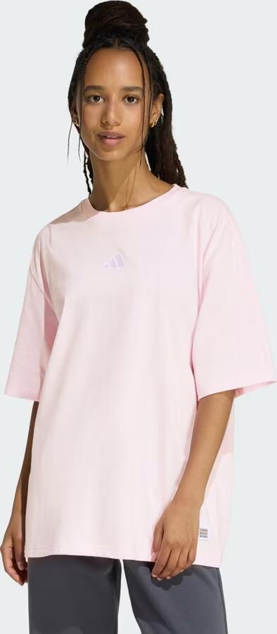 Adidas MINI EMBROIDERY OVERSIZED GRAPHIC T-SHIRT