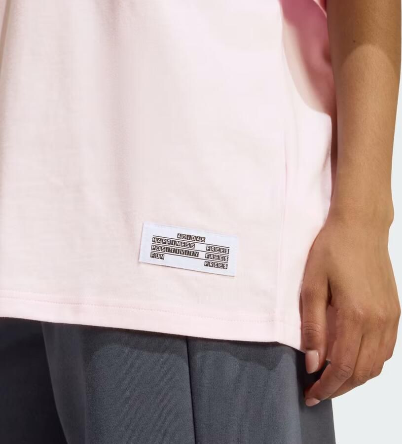 Adidas MINI EMBROIDERY OVERSIZED GRAPHIC T-SHIRT - Foto 2