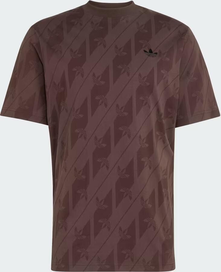 Adidas Originals regular fit t-shirt van puur katoen met all-over logomotief - Foto 4
