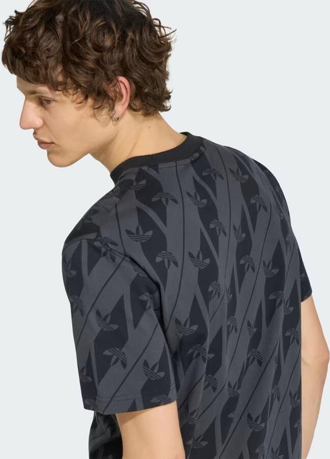 Adidas Originals T-shirt van puur katoen model 'MONOGRAMM AOP' - Foto 4