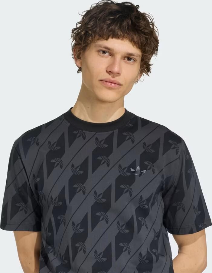 Adidas Originals T-shirt van puur katoen model 'MONOGRAMM AOP' - Foto 3