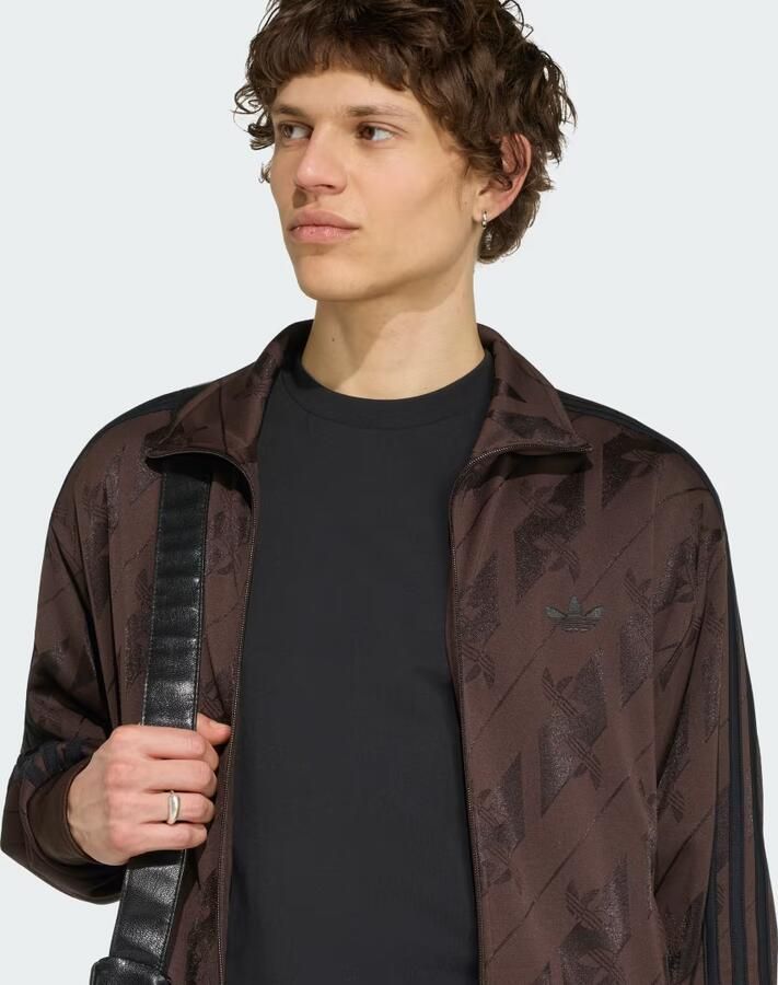 Adidas Originals relaxed fit sweatjack met all-over logoprint model 'FIREBIRD' - Foto 3
