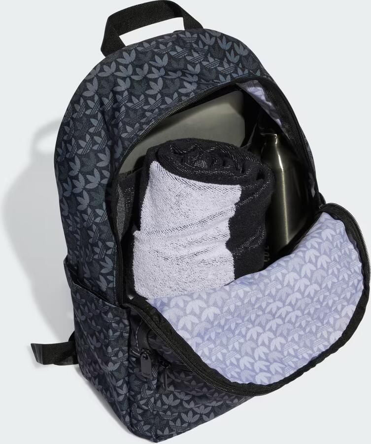 Adidas Originals Monogram Zwarte Rugzak Black Unisex