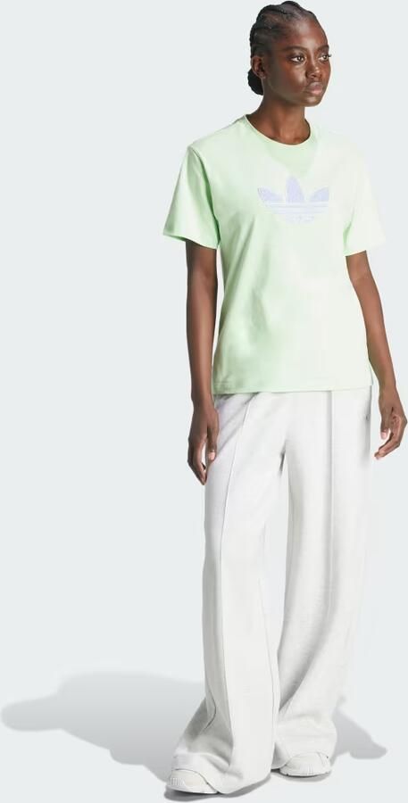 Adidas Originals Mint Green Monogram Trefoil Tee Green Dames - Foto 5