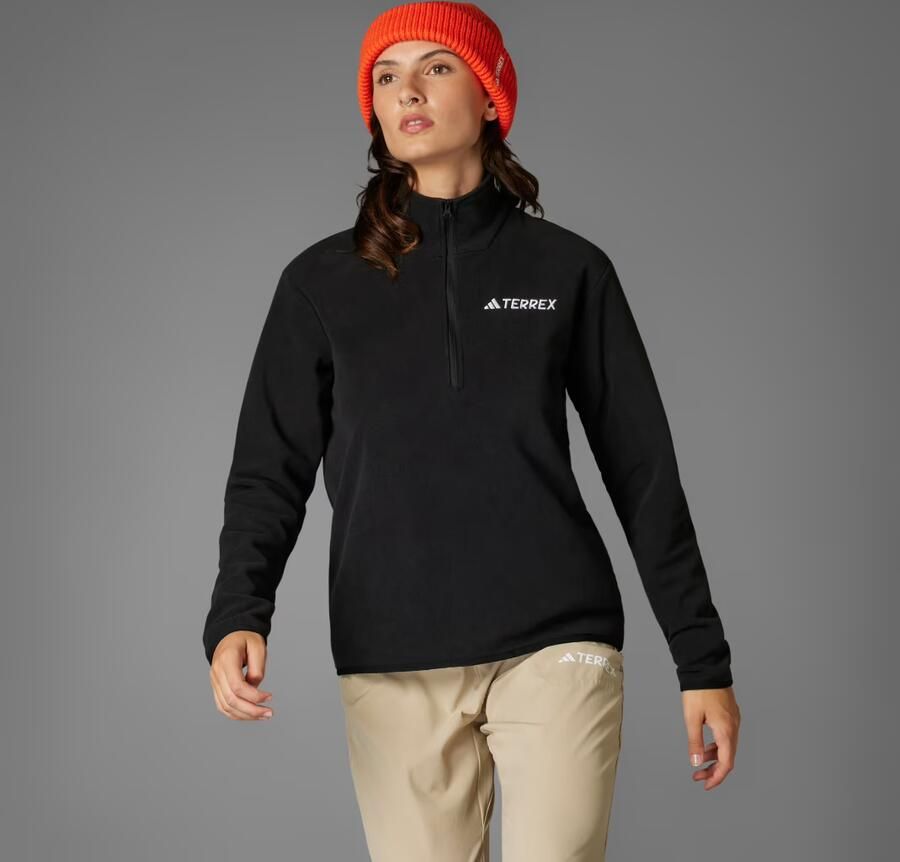 Adidas Multi Essentials Fleece Jack met Halflange Rits - Foto 6