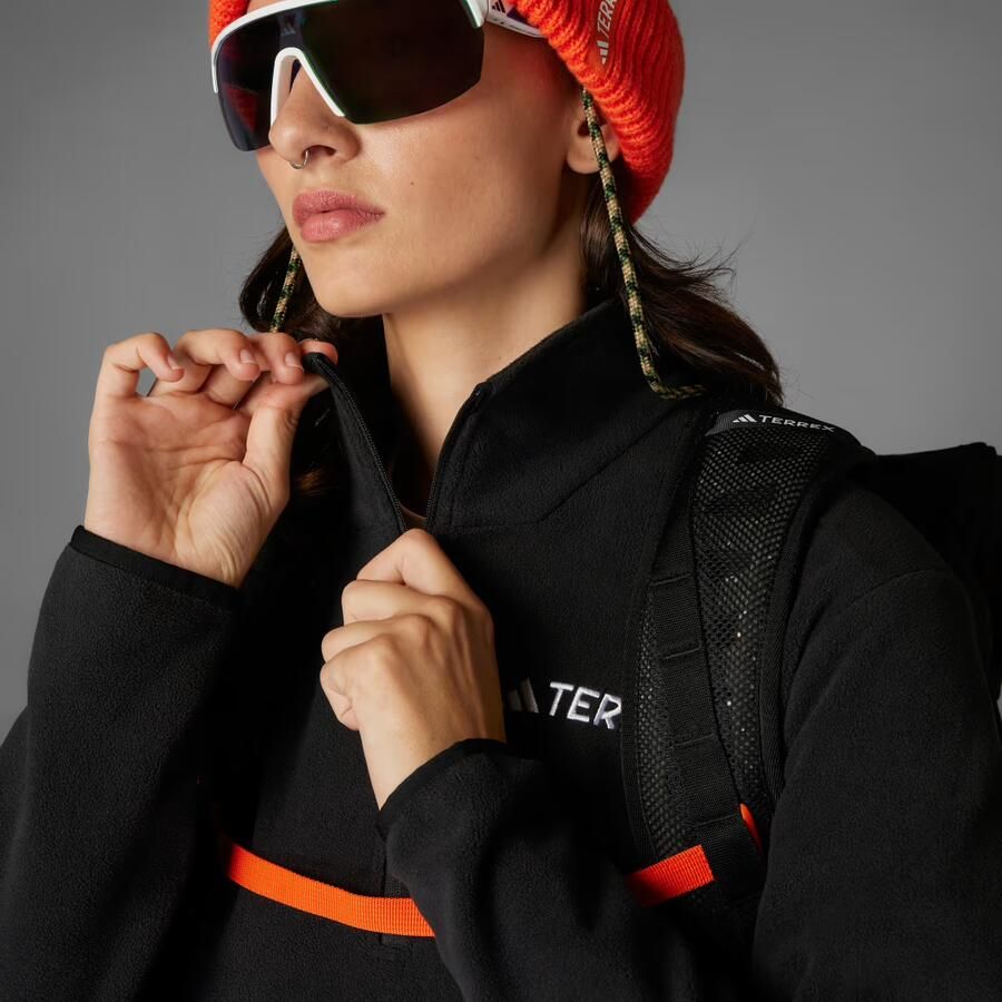 Adidas Multi Essentials Fleece Jack met Halflange Rits - Foto 3