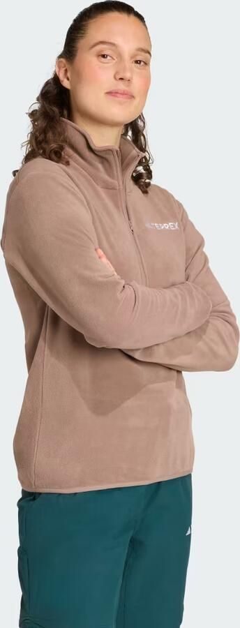 Adidas Multi Essentials Fleece Jack met Halflange Rits - Foto 6