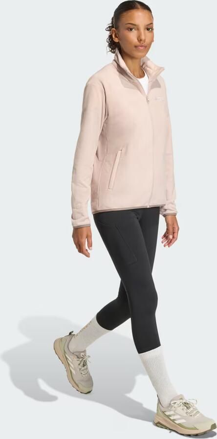 Adidas Multi Essentials Fleece Jack met Lange Ritssluiting - Foto 5