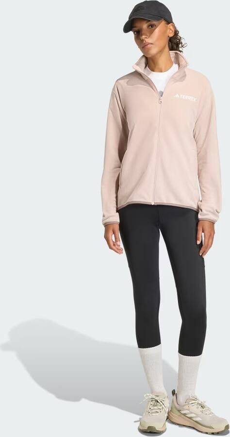 Adidas Multi Essentials Fleece Jack met Lange Ritssluiting - Foto 4