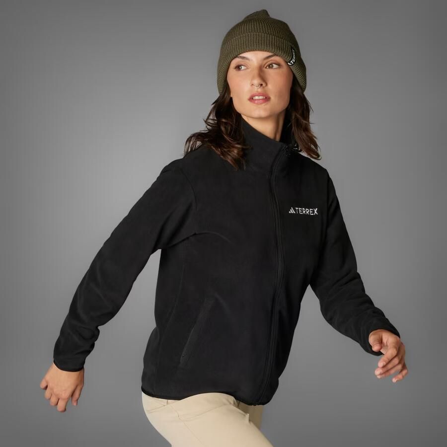 Adidas Multi Essentials Fleece Jack met Lange Ritssluiting - Foto 2