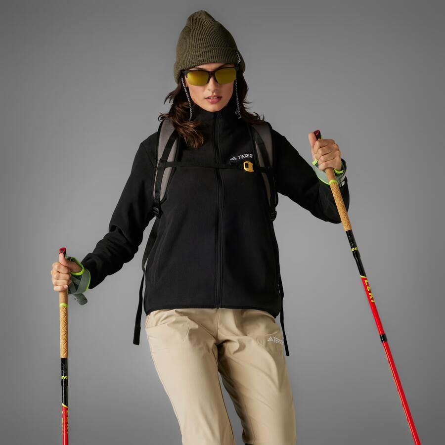 Adidas Multi Essentials Fleece Jack met Lange Ritssluiting - Foto 5