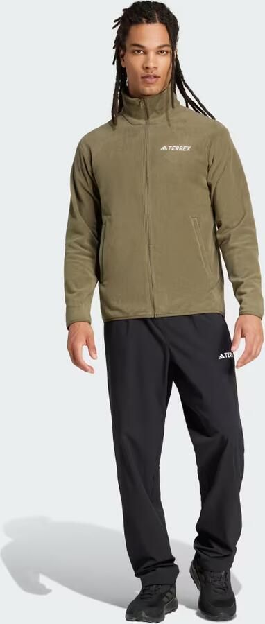 Adidas Multi Essentials Fleece Jack met Lange Ritssluiting - Foto 6