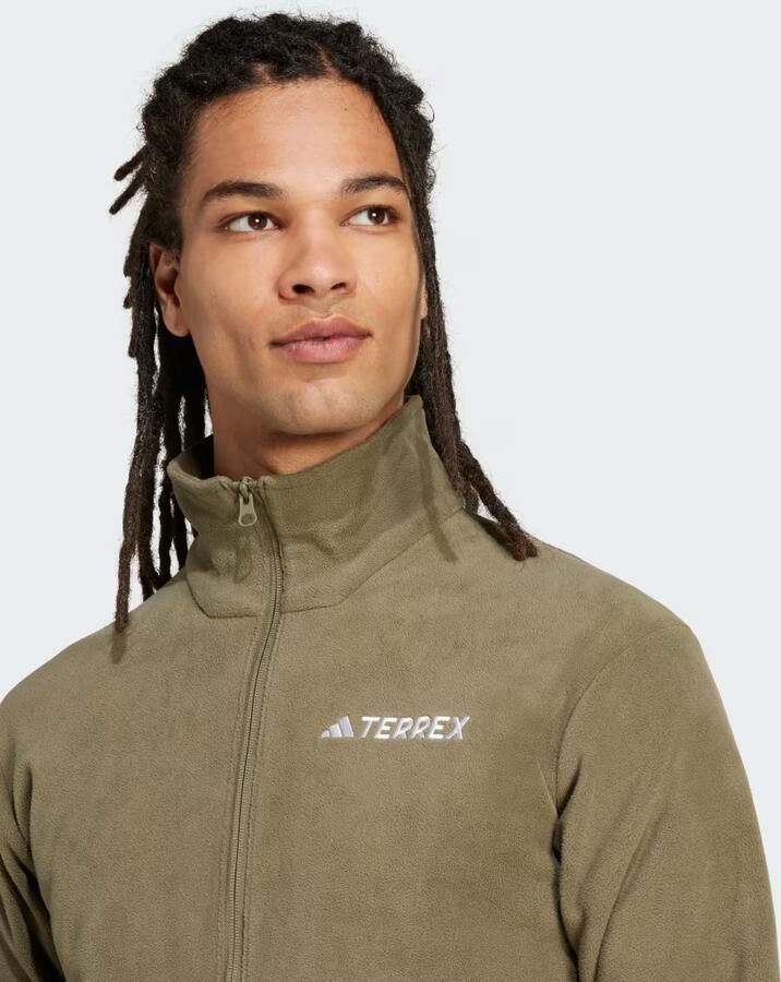 Adidas Multi Essentials Fleece Jack met Lange Ritssluiting - Foto 3