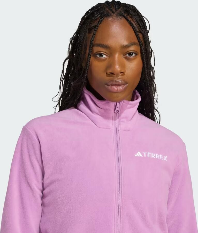 Adidas Multi Essentials Fleece Jack met Lange Ritssluiting - Foto 3