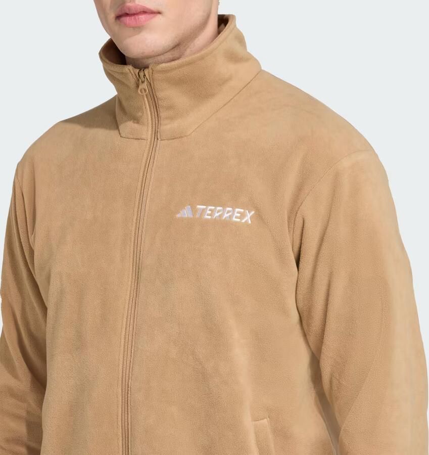 Adidas Multi Essentials Fleece Jack met Lange Ritssluiting - Foto 3