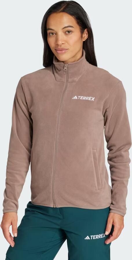 Adidas Multi Essentials Fleece Jack met Lange Ritssluiting