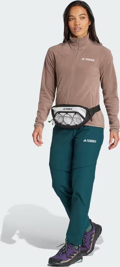 Adidas Fleece Jack Veste en polaire 100% Polyester Recyclé marron - Foto 7