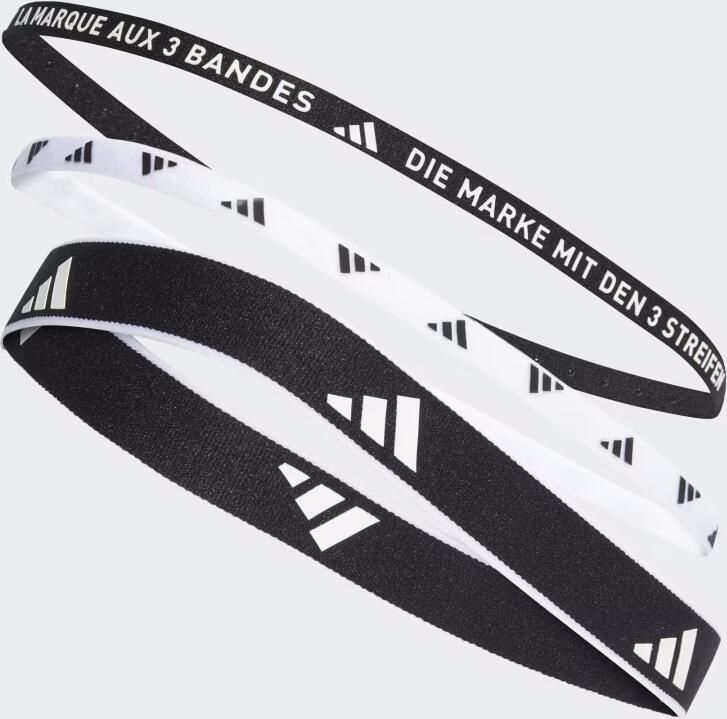 Adidas Multiple Width Training Hoofdbanden 3 Per Pack - Foto 3