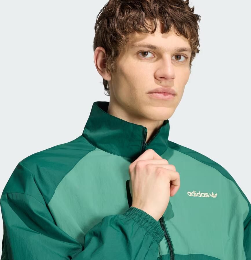 Adidas Originals Munich 93 Woven Track Top Groen- Heren Groen - Foto 3