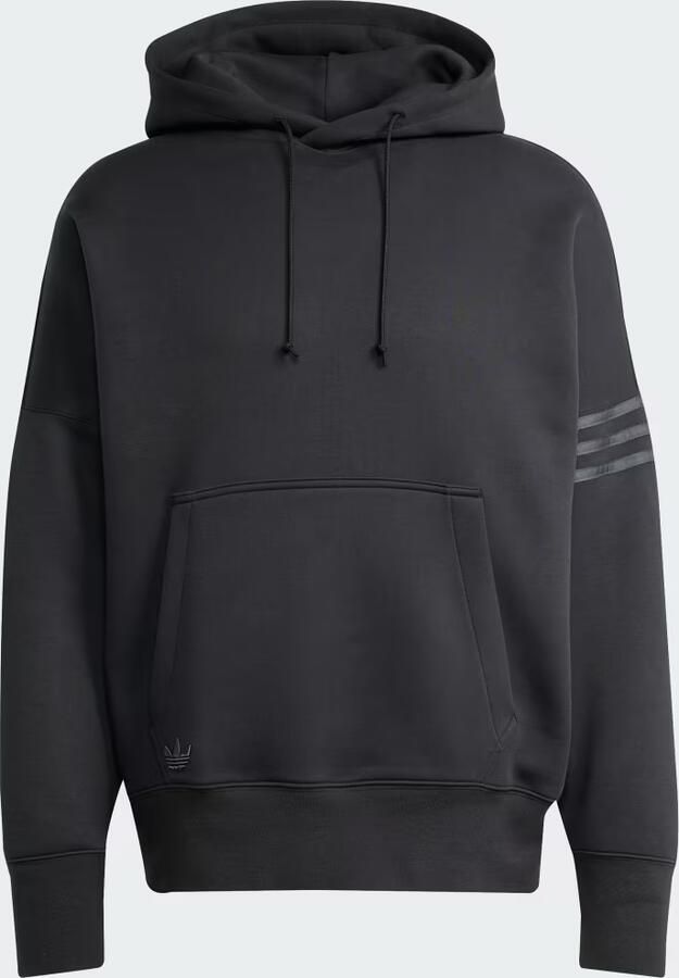 Adidas Originals Hoodie met extra brede schouders en kangoeroezak - Foto 3