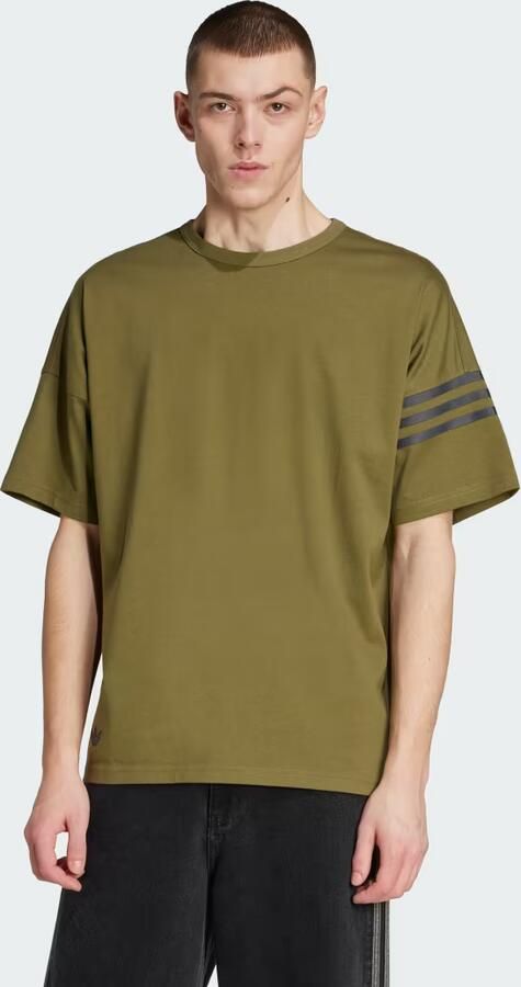 Adidas Originals T-shirt met ronde hals en labelstitching - Foto 6