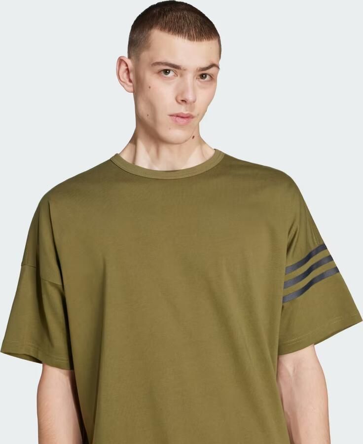 Adidas Originals T-shirt met ronde hals en labelstitching - Foto 3