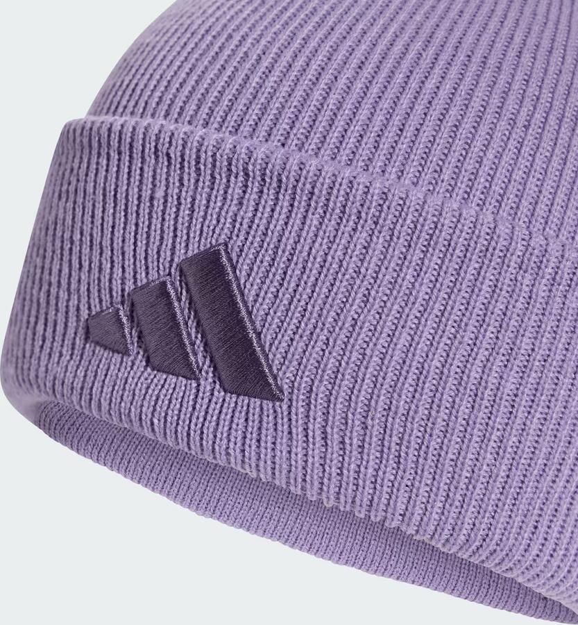 Adidas New Logo Beanie met Rand - Foto 4