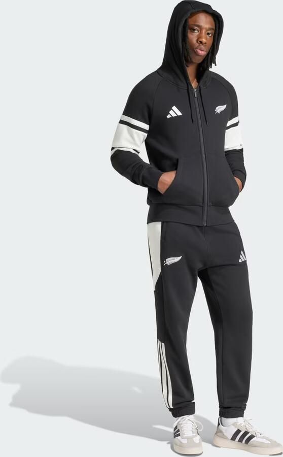 Adidas New Zealand Rugby Leisurewear Hoodie met Lange Ritssluiting - Foto 5