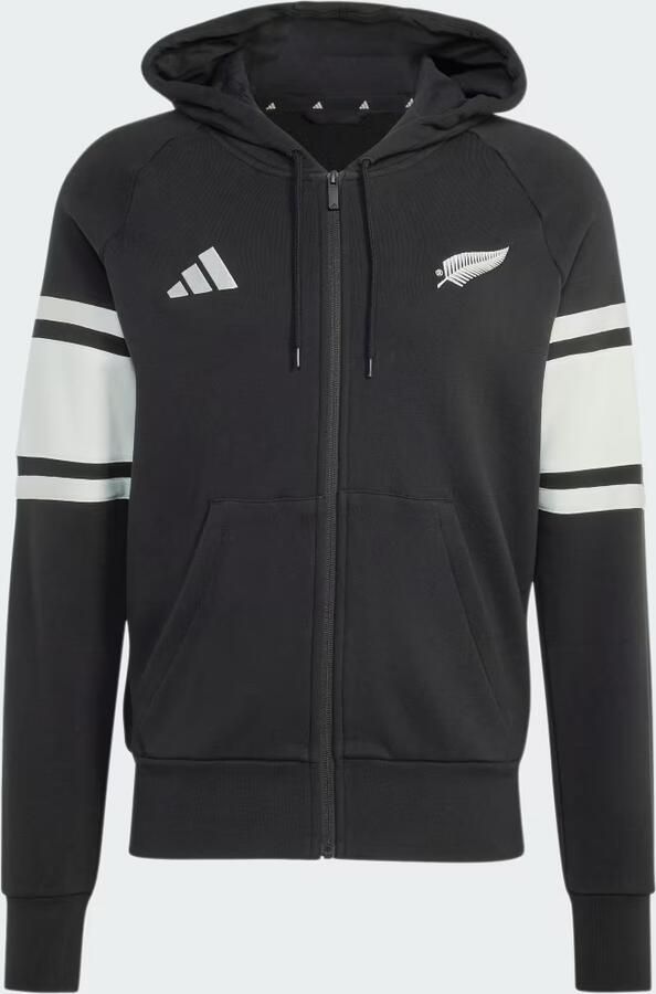 Adidas New Zealand Rugby Leisurewear Hoodie met Lange Ritssluiting - Foto 3