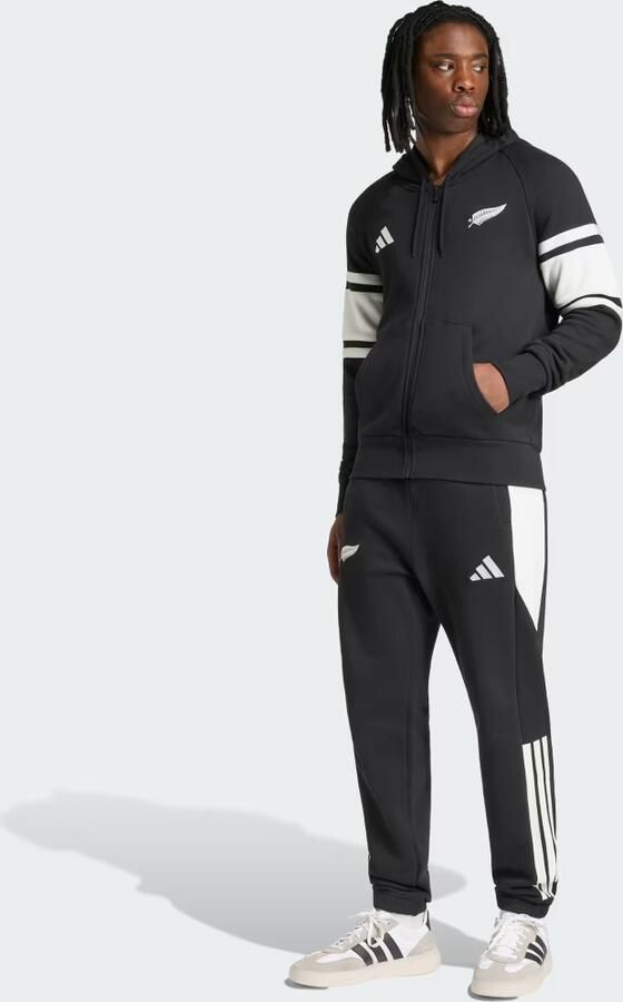 Adidas New Zealand Rugby Leisurewear Hoodie met Lange Ritssluiting - Foto 4