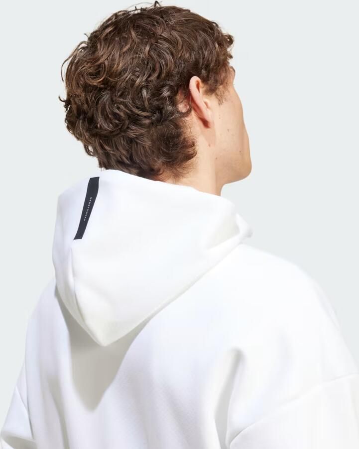 Adidas Hooded Track Jacket met volledige rits Wit White Heren - Foto 2