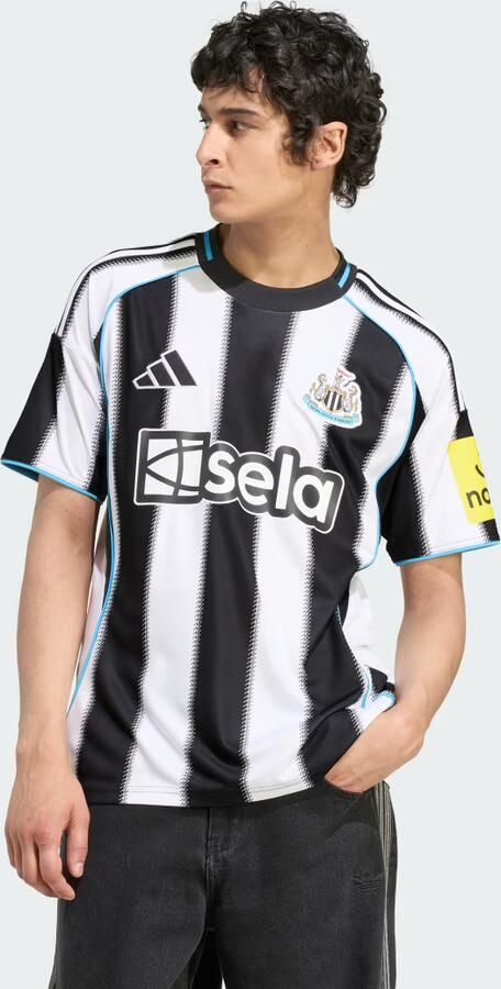 Adidas Newcastle United FC 2025 26 Home Shirt Zwart- Heren Zwart - Foto 4