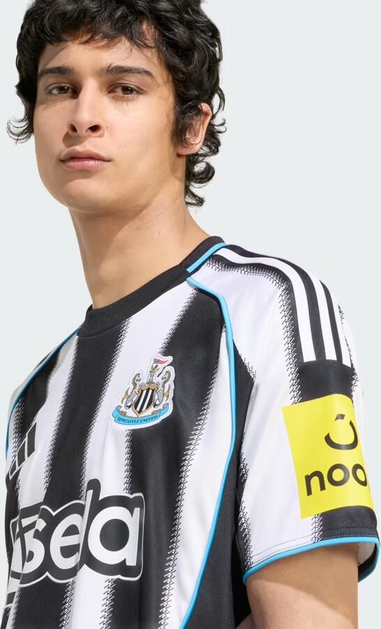 Adidas Newcastle United FC 2025 26 Home Shirt Zwart- Heren Zwart - Foto 3