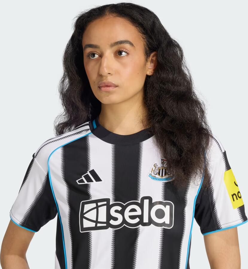 Adidas Newcastle United FC 2025 26 Home Shirt Dames Black- Dames Black