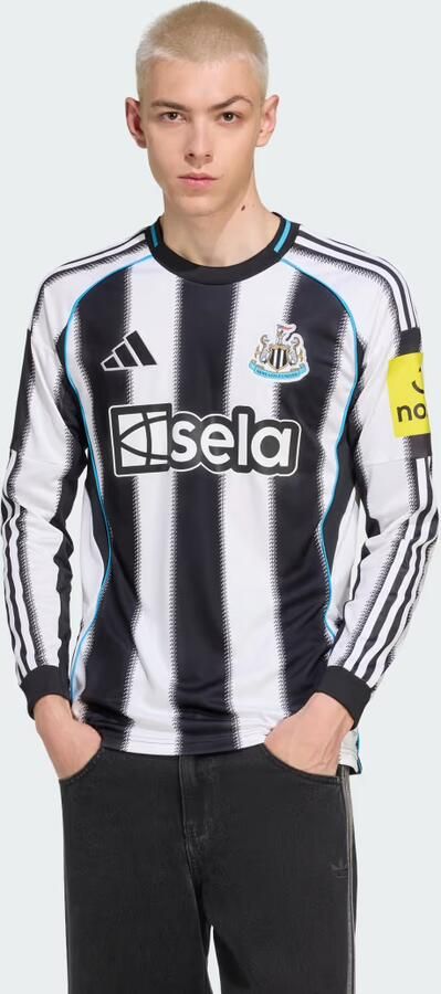 Adidas Newcastle United FC 25 26 Thuisshirt met Lange Mouwen