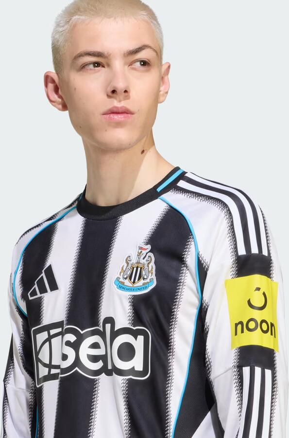 Adidas Newcastle United FC 25 26 Thuisshirt met Lange Mouwen - Foto 4