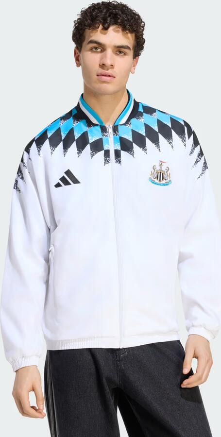 Adidas Newcastle United FC Stadium Track Top Wit- Heren Wit - Foto 2