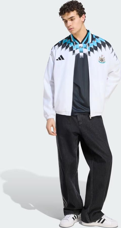Adidas Newcastle United FC Stadium Track Top Wit- Heren Wit - Foto 6