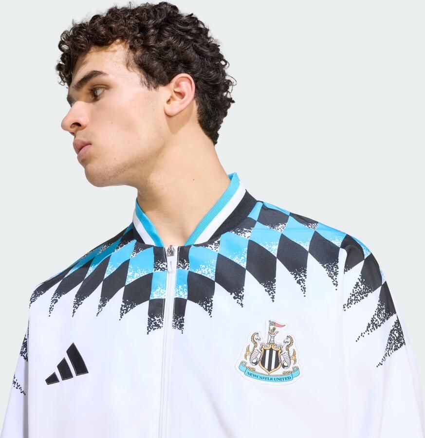 Adidas Newcastle United FC Stadium Track Top Wit- Heren Wit - Foto 4