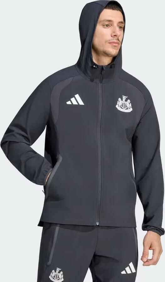 Adidas Newcastle United FC Tiro Reiswindjack met Lange Ritssluiting - Foto 4