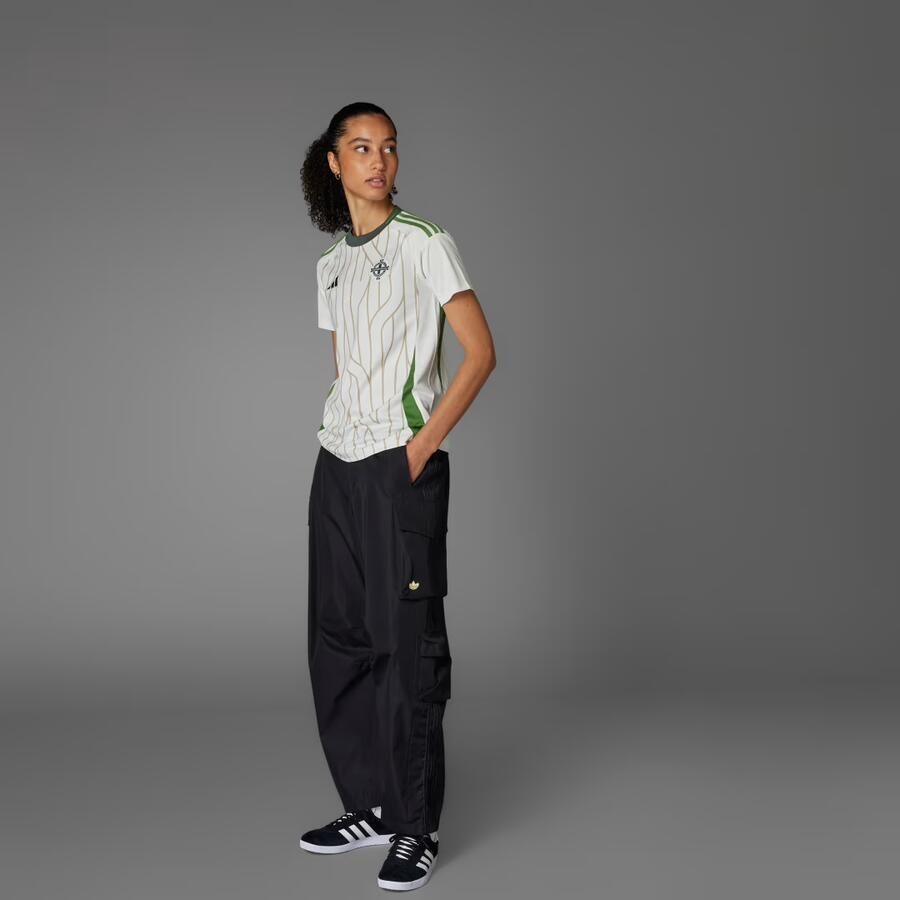 Adidas Northern Ireland 2025 Away Shirt Dames White- Dames White - Foto 2
