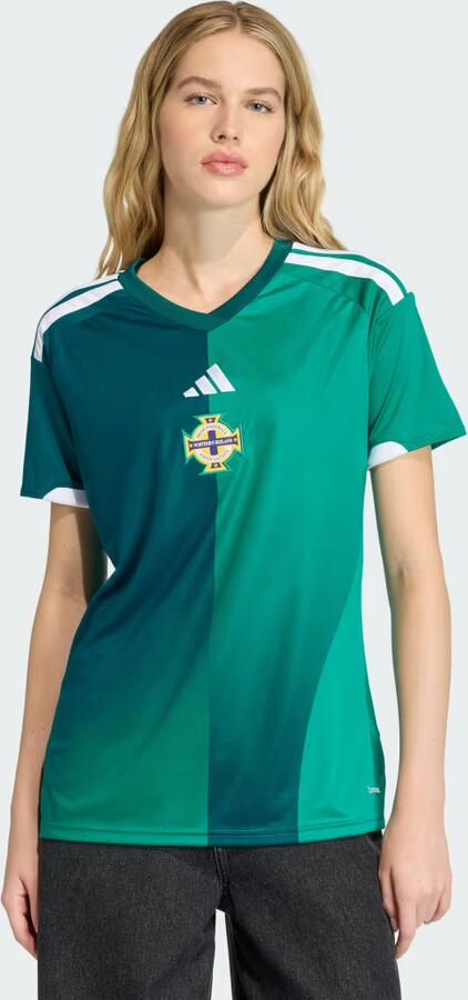Adidas Northern Ireland 2026 Home Shirt Dames Groen- Dames Groen - Foto 2